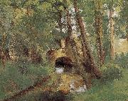 Camille Pissarro Metaponto bridge Schwarz oil painting artist